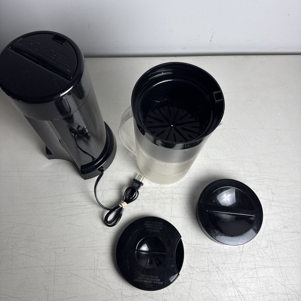 Mr. Coffee Iced Tea & Iced Coffee Maker TM1-BLK Black with Pitcher - Picture 5 of 7
